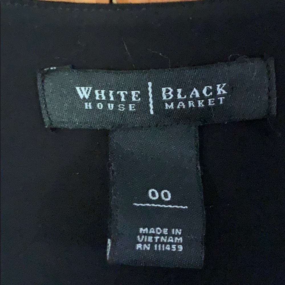 White House Black Market Black Tank Size 00 EUC - Picture 2 of 5